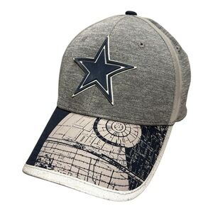 NFL Star Wars Dallas Cowboys Blue and Gray Cap S/M